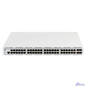ELTEX MES3300-48 Ethernet-коммутатор 48 портов 10/100/1000BASE-T (RJ-45), 4 порта 10GBASE-R/1000BASE-X (SFP+/SFP), L3, 2 слота для модулей питания