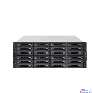 QNAP TS-h2477XU-RP-3700X-32G Сетевой RAID-накопитель QuTS hero, 24 отсека 3,5"/2,5", 2 порта GbE RJ-45, 2 порта 10 GbE SFP+, стоечное исполнение, 2 блока питания. AMD Ryzen 7 3700X 3,6 ГГц (4,4 ГГц),