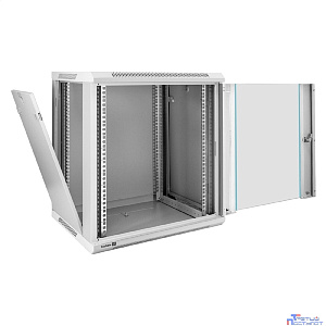 Exegate EX298603RUS Шкаф телекоммуникационный 19" настенный 12U ExeGate EC-WM-12U.450.G.GREY (19”, 12U, 600x450x635mm (ШхГхВ), передняя дверь закаленное стекло, съемные боковые панели, пыле- и влагоза