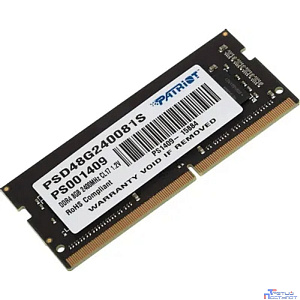 Patriot DDR4 SODIMM 8GB PSD48G240081S PC4-19200, 2400MHz
