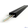 Cabeus FTTH-9-04-3-LSZH-IN/OUT-40 Кабель волоконно-оптический 9/125 одномодовый,4 волокна,усилен двумя стальными проволоками,FTTH (fiber to the home),внутренний/внешний,(-40C ~ +60),LSZH,черный