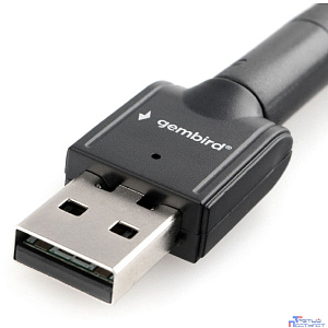 Gembird Сетевой адаптер WiFi 150 Мбит, с антенной, USB, 802.11b/g/n, RTL8188 (WNP-UA-010)