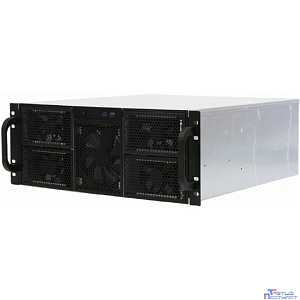 Procase RE411-D0H16-FE-65 Корпус 4U server case,0x5.25+16HDD,черный,без блока питания,глубина 650мм,MB EATX 12"x13", панель вентиляторов 3*120x25 PWM [RE411-D0H16-FE-65]