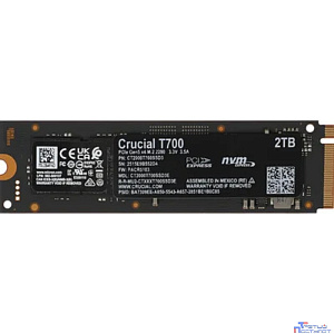 Твердотельный накопитель SSD Crucial T700 2TB PCIe Gen5 NVMe M.2 SSD CT2000T700SSD3