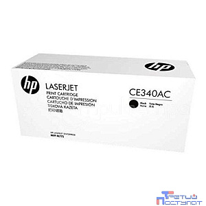 HP Картридж CE340AC 651A лазерный черный (13500 стр) (белая корпоративная коробка)
