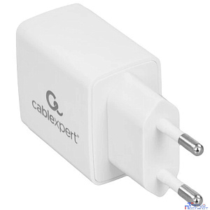 Зарядное устройство Cablexpert 5Вт, 1А, 1xUSB, белый, пакет (MP3A-PC-56)
