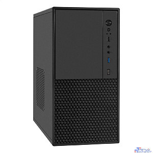 Exegate EX299080RUS Корпус Minitower ExeGate BAA-308MUC-AAA450 (mATX, БП AAA450 с вент. 8см, 1*USB+1*USB3.0+1*TypeC, HD Audio, черный)
