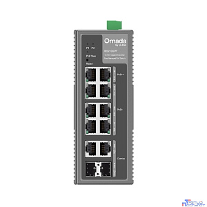 TP-Link IES210GPP Omada 10-портовый гигабитный индустриальный коммутатор Easy Managed с 6 портами PoE+ и 2 портами PoE++