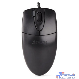 A-4Tech Мышь OP-620D черный оптическая (1000dpi) USB (4but) [85694]