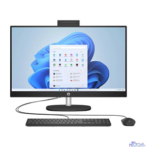 HP All-in-One 27-cr1004nh [A0CM1EA] Black 27" {FHD  Ultra 7 155U(2Ghz)/16384Mb/512PCISSDGb/noDVD/Int:Intel Iris X/DOS +  kbd mouse}