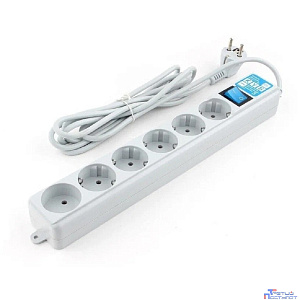PowerCube Фильтр-удлинитель PRO (SPL6-16-P-3М) 3.0м, 6 розеток,16А, белый