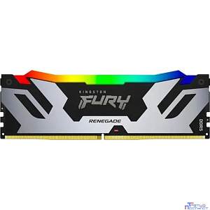 Память оперативная/ Kingston 16GB 8000MT/s DDR5 CL38 DIMM FURY Renegade RGB XMP (KF580C38RSA-16)