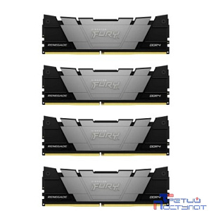 Kingston 64GB 3600MT/s DDR4 CL16DIMM (Kit 4x16Gb) FURYRenegadeBlack KF436C16RB12K4/64