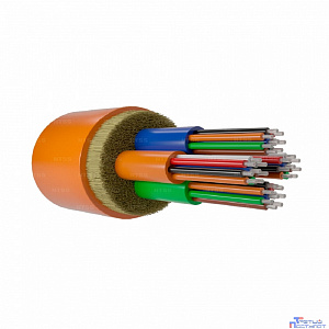 NTSS Оптический кабель внутренний NTSS PREMIUM, 48 волокон микромодули (4x12), OM2, 50/125, LSZH(нг(A)-HF), оранжевый NTSS-FO-D-IN-PM-50-48(4x12)-LSZH