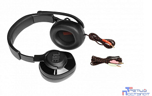 Наушники с микрофоном JBL Quantum 200 черный 1.2м мониторные оголовье (JBLQUANTUM200BLK)
