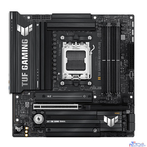 ASUS TUF GAMING B850M-PLUS (Socket AM5, mATX, 4xDDR5(256GB), DP/HDMI, 1xPCIe 5.0x16/1xPCIe 4.0x1, 1xLAN (2.5GbE), 4xSATA 6Gb/s, 3xM.2, 1xType-C, 7xUSB 3.2, 4xUSB 2.0)