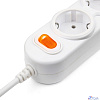 PowerCube Удлинитель (PC-2-3M) 3.0м, 3 розетки, 10А, с выключателем, белый