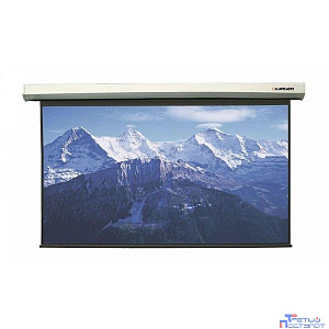 LUMIEN Master Control LMC-100135 211x366 см (162"), рабочая область 201х358 см, Matte White FiberGlass, верхн. черная кайма 35 см, черн. кайма по периметру 4 см 16:9