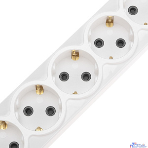 Rexant (13-4115) Удлинитель PREMIUM 6 гнезд, 1,5м, 3х1,5мм?, с/з, с выключателем, белый