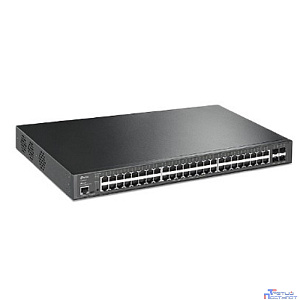 TP-Link SG3452XP Управляемый коммутатор JetStream уровня 2+ c 48 гигабитными портами PoE+ и 4 портами SFP+