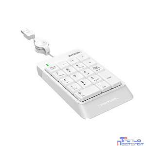 Числовой блок A4Tech Fstyler FK13 белый USB slim для ноутбука