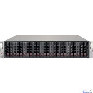 Supermicro server chassis CSE-216BE2C-R920LPB, 2U, 24 x 2.5" hot-swap SAS/SATA drive bay, optional 2 x 2.5" hot-swap drive bay, 1U 920W RPSU
