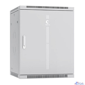 Cabeus SH-05F-15U60/35m-R Шкаф телекоммуникационный настенный разобранный 19" 15U 600x350x769mm (ШхГхВ) дверь металл, цвет серый (RAL 7035)