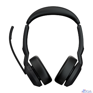 Jabra 25599-999-899Наушники с микрофоном Jabra Evolve2 55, Link380c MS Stereo черный накладные BT оголовье (25599-999-899)