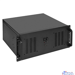 Exegate EX295873RUS Серверный корпус ExeGate Pro 4U350-02 <RM 19", высота 4U, глубина 350, БП 500ADS, 2*USB>