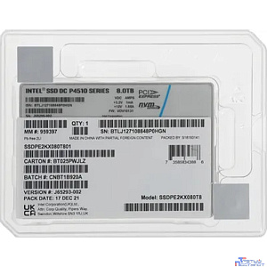 Intel SSD 8Tb P4510 SSDPE2KX080T801