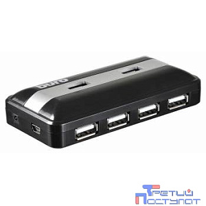 Buro BU-HUB7-U2.0 Разветвитель USB 2.0, 7порт. черный