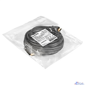 Exegate EX294693RUS Кабель HDMI ExeGate EX-CC-HDMI-10.0F (19M/19M, 10м, v1.4b, ферритовые кольца, позолоченные контакты)