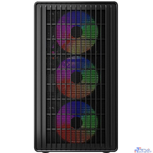 Powercase Корпус Mistral Micro C4B ARGB, Tempered Glass, 4x 120mm ARGB PWM Fan, чёрный, mATX  (CMMCB-A4)