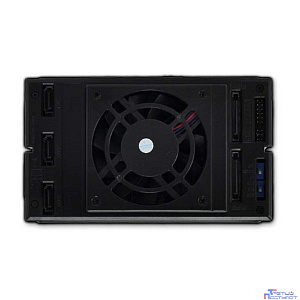 Procase L3-203-SATA3-BK {Hot-swap корзина 3 SATA3/SAS 6Gb, черный, с замком, hotswap aluminium mobie rack module (2x5,25) 1xFAN 80x15mm}