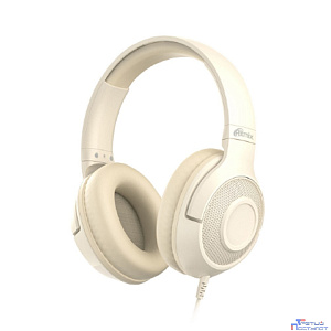 RITMIX RH-544 Beige {Наушники. 40 мм, 20-20000 Гц, 32 Ом, 99 дБ ± 3 дБ, 3.5мм, 2м}