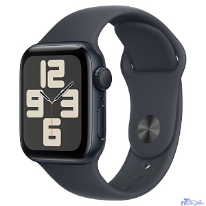 Apple Watch SE (2024) 40mm Midnight Aluminium Case with Midnight Sport Band - M/L (MXE93LL/A)