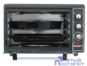 KRAFT KF-MO 3802 KBL Мини-печь, 38 л, черный