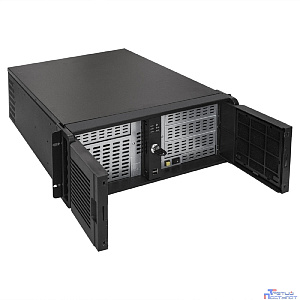Exegate EX300099RUS Серверный корпус ExeGate Pro 4U480-15/4U4132 <RM 19", высота 4U, глубина 480, БП 800PAS, USB>