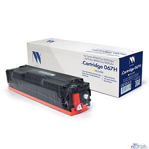 NV Print  Cartridge 067H Y/5103C002A  Картридж NV-067HY  для Canon i-SENSYS LBP631Cw/LBP633Cdw/MF651Cw/MF655Cdw/MF657Cdw (2350k) желтый, с чипом