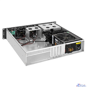 Exegate EX297161RUS Серверный корпус ExeGate Pro 2U400-02 <RM 19", высота 2U, глубина 400, БП 800PPH-SE, USB>