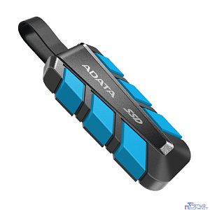 Твердотельный накопитель/ ADATA External SSD SC740, 1000GB, Type-C, USB 3.2 Gen2, R/W 1050/1000 MB/s, 121.8x40.5x22.3mm, Blue