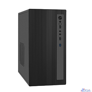 Exegate EX299400RUS Корпус Minitower ExeGate BAA-303MU-AA500 (mATX, БП AA500 с вент. 8см, 2*USB+1*USB3.0, HD Audio, черный)