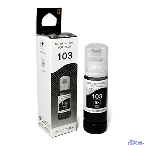 Чернила NVP 103 (NV-C13T00S14A) для Epson L1110, L3100 (70 мл) Black (в коробке) совместимые
