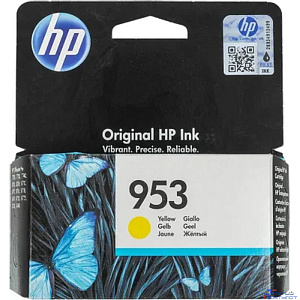 HP F6U14AE Картридж струйный №953 желтый {OJP 8710/8720/8730/8210 (630стр.)}