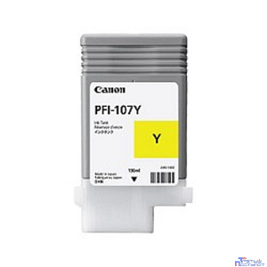 Canon PFI-107Y 6708B001 Картридж для  iPF680/685/770/780/785, Желтый, 130ml