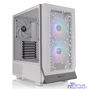 Корпус Thermaltake Ceres 300 TG ARGB белый без БП ATX 3x140mm 2xUSB3.0 1xUSB3.1 audio bott PSU