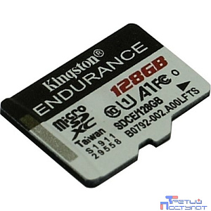 Micro SecureDigital 128Gb Kingston SDCE/128GB {MicroSDHC Endurance Flash Memory Card}