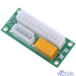 KS-is KS-345 Адаптер синхронизатор блоков питания add2psu ATX 24pin