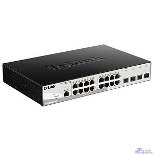 D-Link DGS-1210-20/ME/B1A Управляемый L2 коммутатор с 16 портами 10/100/1000Base-T и 4 портами 1000Base-X SFP