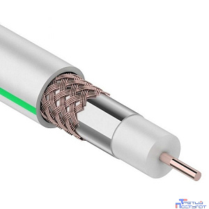 Proconnect (01-2431-10) Кабель SAT 703B+Cu/Al/Cu, (75%), 75 Ом, 10м., белый